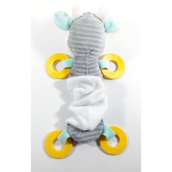 Parent's Choice Stage 1 Cow Stretchy Teething Toy Rattle Lovey Baby - Picture 2 of 2